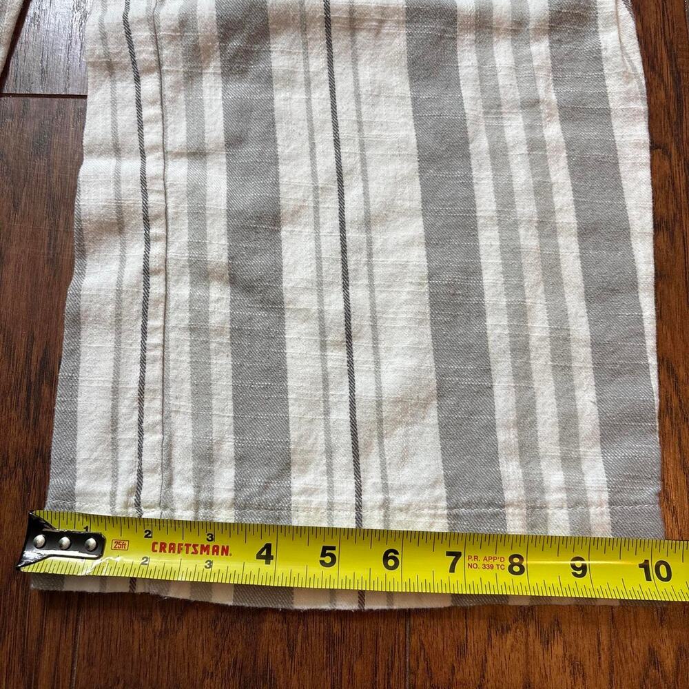 Hot kiss white and grey striped wide-leg pants - Picture 5 of 7
